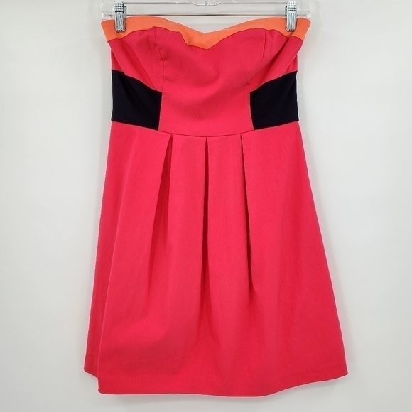 Urban Outfitters Sparkle and Fade Pink Strapless Mini Dress - Picture 1 of 7